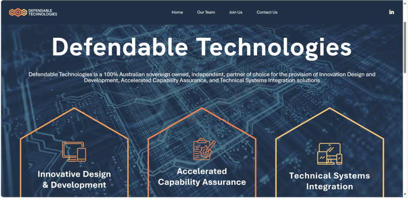 Def Tech web site